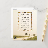 Postcard size - Bible Verse Memory Card