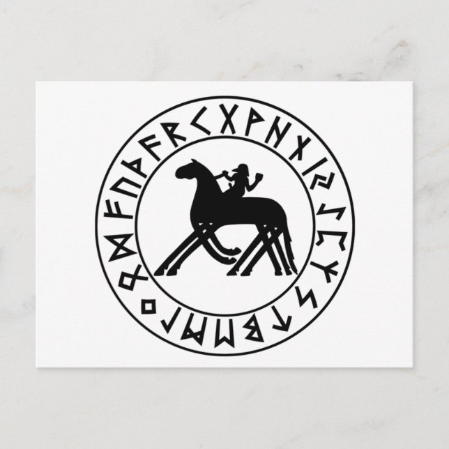 postcard Sleipnir Shield (Front)