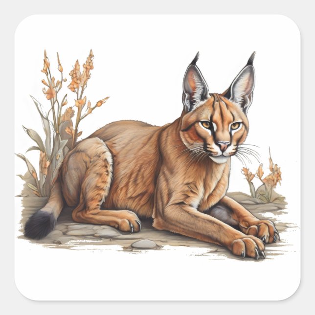 Postcard Square Sticker (Front)