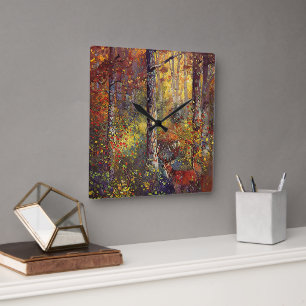 Postcard Square Wall Clock