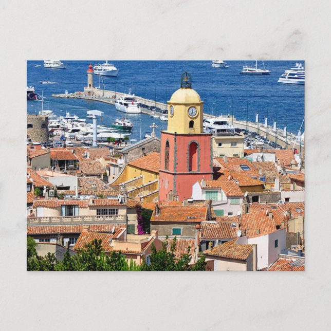 Postcard St Tropez, Var, France (Front)