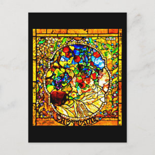 Postcard-Stained Glass-Louis Tiffany 12 Postcard