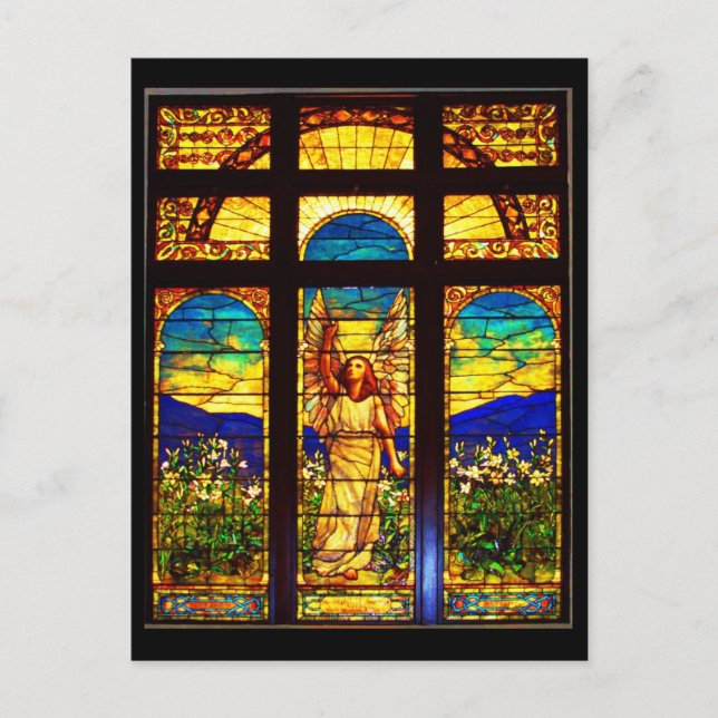 Postcard-Stained Glass-Tiffany 10 Postcard (Front)