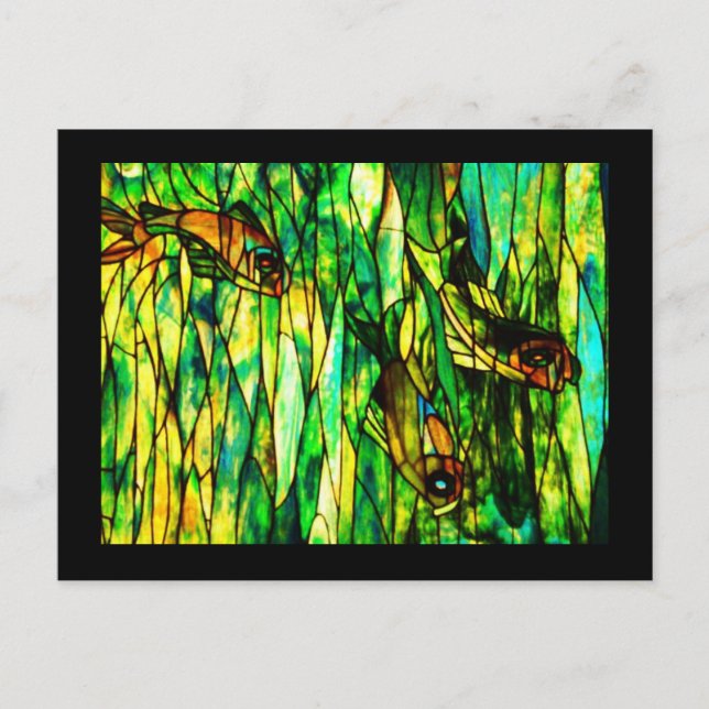 Postcard-Stained Glass-Tiffany 13 Postcard (Front)