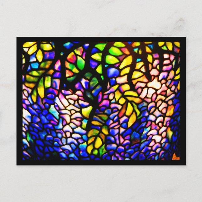 Postcard-Stained Glass-Tiffany 4 Postcard (Front)