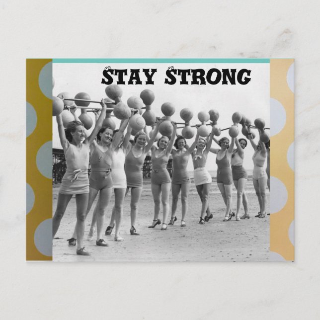 Postcard stay strong (Front)