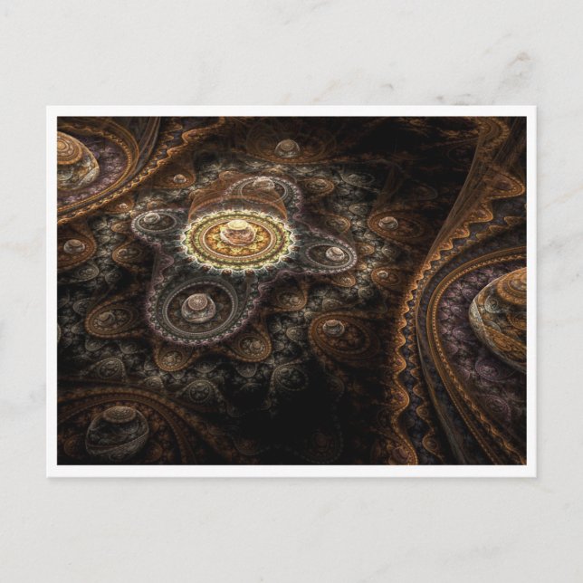 Postcard - Steampunk Gears and Cogs (Front)