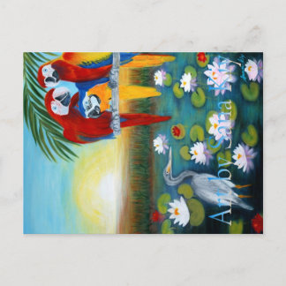 Postcard. Sunrise in Paradise Postcard