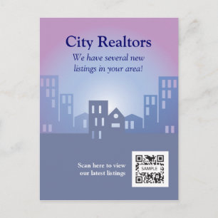 Postcard Template City Realtors