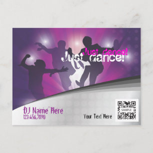 Postcard Template Event Dance