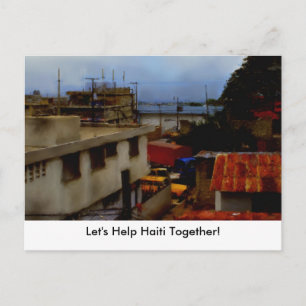 Postcard Template - Let's Help Haiti Together!