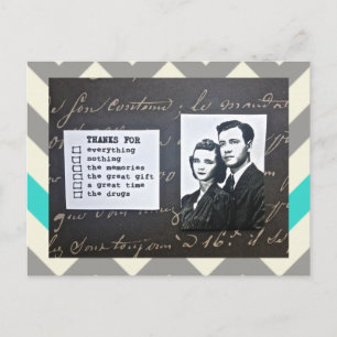 POSTCARD-THANK-YOU NOTE-FITS ANY OCCASION POSTCARD