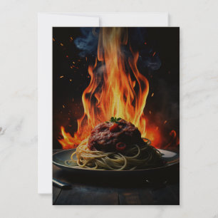 Postcard: Thank you to the chef Card