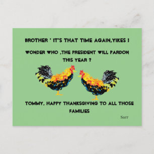 Postcard : Thanksgiving Post Card