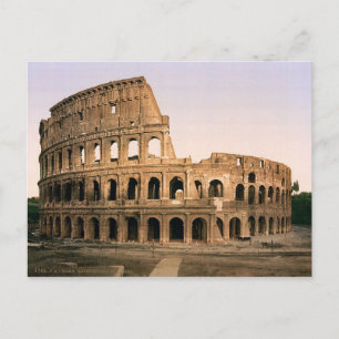 Postcard The Colosseum Of Rome, Italy