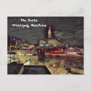 Postcard The Forks Winnipeg, MB.