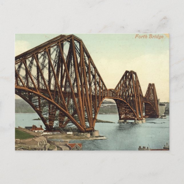 Postcard, The Forth Bridge, 1910 Postcard (Front)
