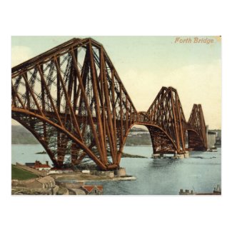 Postcard, The Forth Bridge, 1910