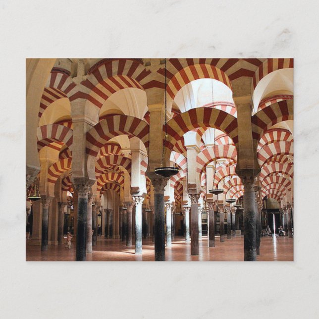 Postcard The Great Mosque of Cordoba (Hall), Spain (Front)