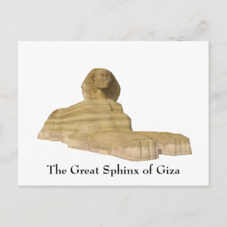 Postcard: The Great Sphinx of Giza Postcard