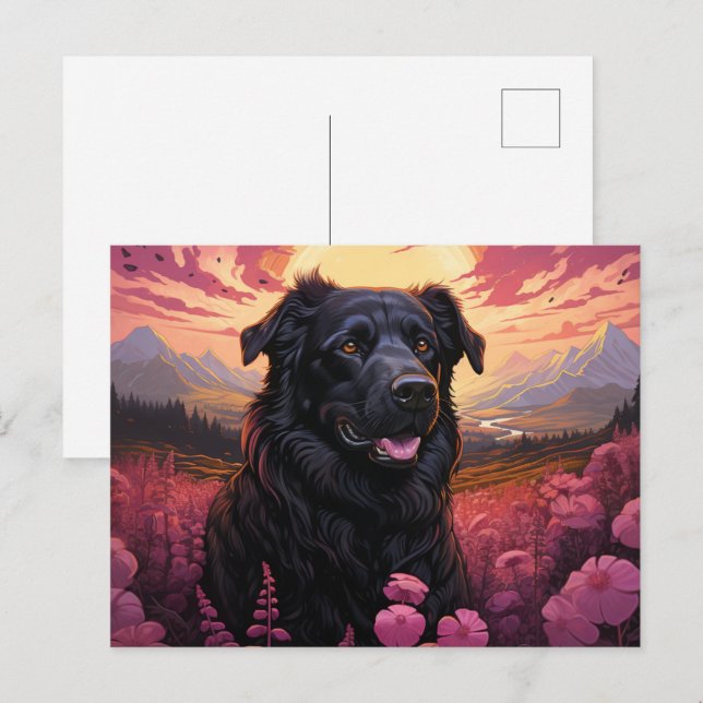 Postcard The Guardian of Flower Beds (Front/Back)