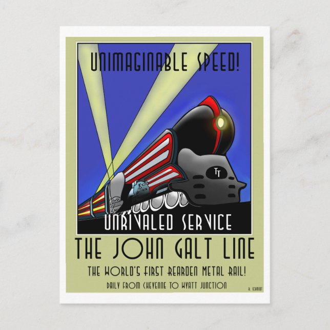 Postcard - The John Galt Line  (Front)