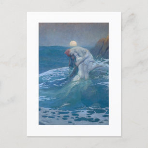 POSTCARD : THE MERMAID : HOWARD PYLE : 1910