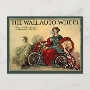Postcard: The Wall Auto Wheel Postcard