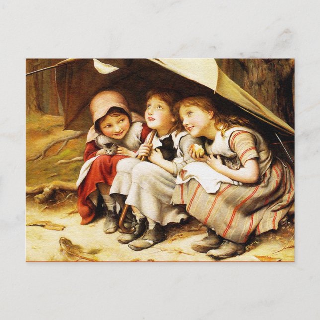 Postcard:  Three Little Kittens Postcard (Front)