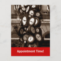 Postcard Time Visual Appointment Reminder clocks