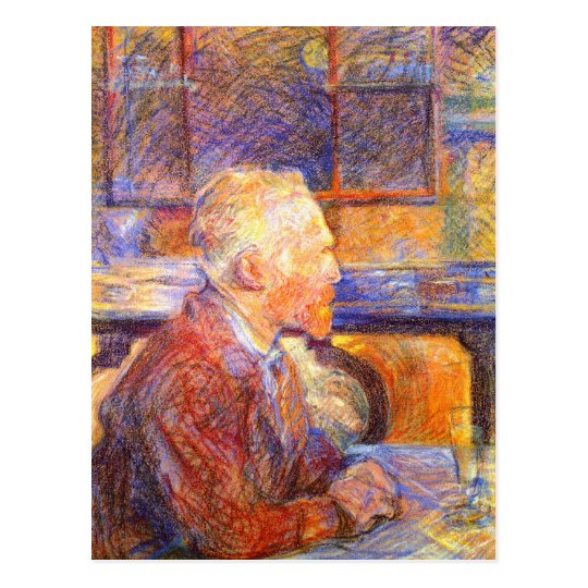 Postcard: Toulouse-Lautrec Portrait of Van Gogh Postcard