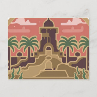 postcard ,town of 'GHARDAIA' in Algeria