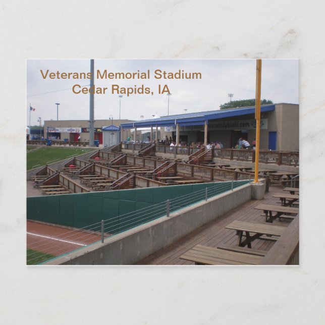 Postcard - Veterans Memorial Stadium - 2011-03 (Front)
