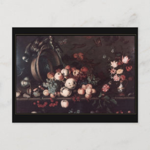 Postcard Vintage Art Still Life Flowers