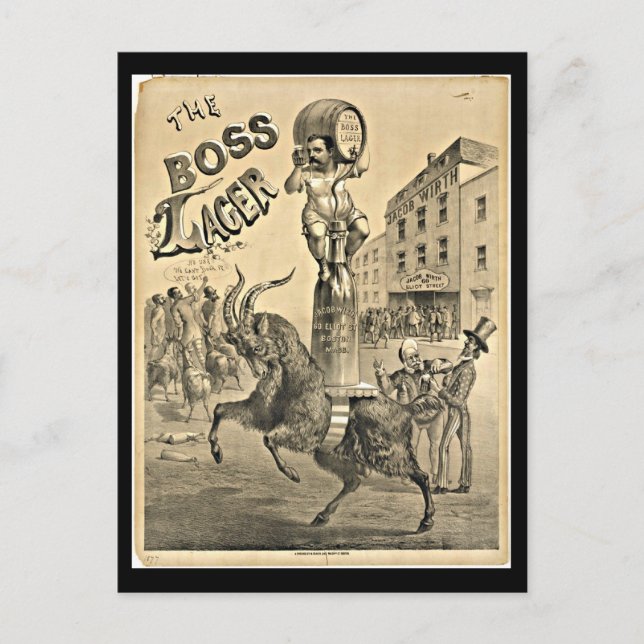 Postcard-Vintage Boston Artwork-40 Postcard (Front)