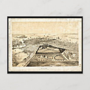 Postcard-Vintage Boston Maps-27 Postcard