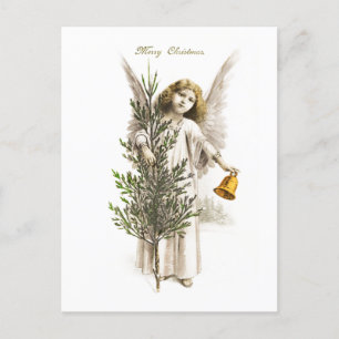 POSTCARD : VINTAGE CHRISTMAS ANGEL
