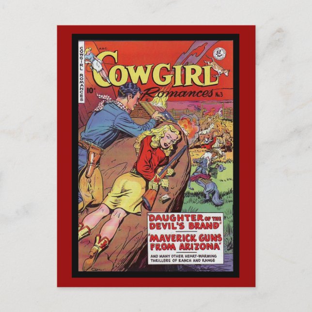 Postcard Vintage Comic Book Covers (Front)