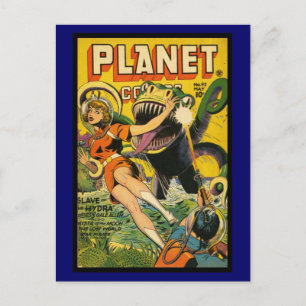 Postcard Vintage Comic Book Covers