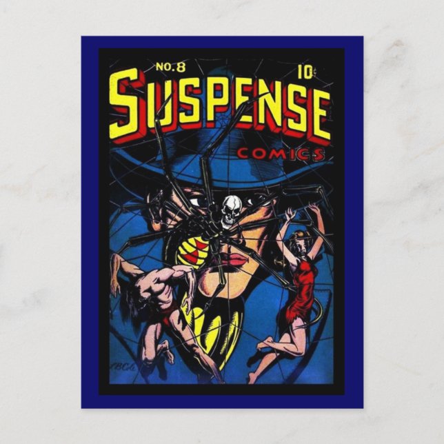 Postcard Vintage Comic Book Covers (Front)