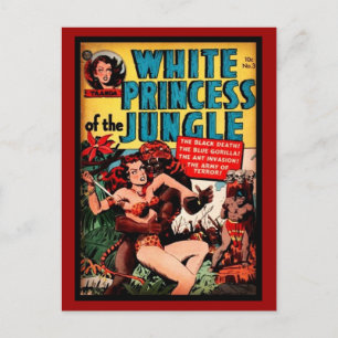 Postcard Vintage Comic Book Covers