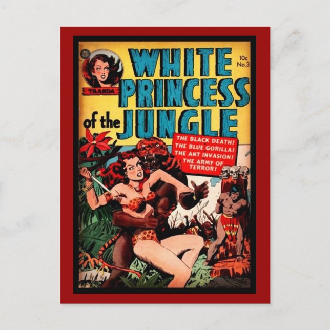 Postcard Vintage Comic Book Covers (Front)