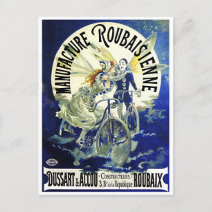 Postcard: Vintage Cycles: Roubaisien Postcard