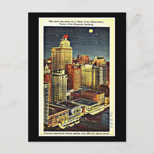 Postcard-Vintage Dallas Artwork-52 Postcard (Front)