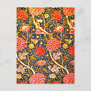 Postcard-Vintage Fabric/Fashion-William Morris 17 Postcard