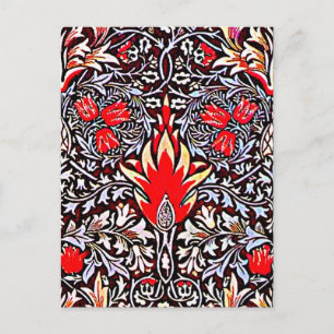 Postcard-Vintage Fabric/Fashion-William Morris 23 Postcard
