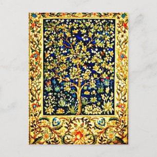 Postcard-Vintage Fabric/Fashion-William Morris 9 Postcard