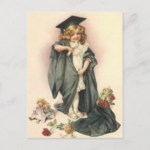 Postcard VINTAGE Graduation Design for Invitation