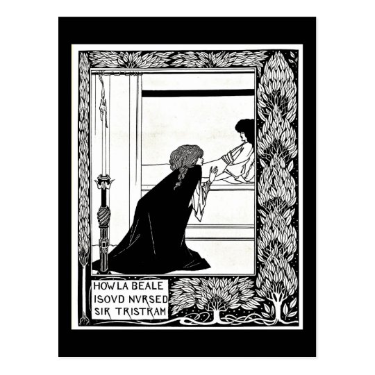 Postcard-Vintage Illustration-Aubrey Beardsley 21 Postcard