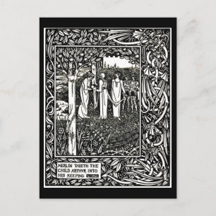 Postcard-Vintage Illustration-Aubrey Beardsley 27 Postcard